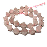 8-9MM Faceted Pyramid Stone Beads for Jewelry Making