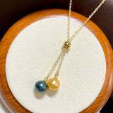 7mm Freshwater Pearl Pendant 18K Necklace Jewelry