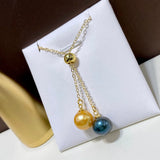 7mm Freshwater Pearl Pendant 18K Necklace Jewelry