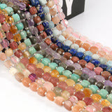8mm Amethysts Lapis Lazuli High Faceted Column Loose Beads
