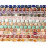 8mm Amethysts Lapis Lazuli High Faceted Column Loose Beads