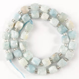 8mm Amethysts Lapis Lazuli High Faceted Column Loose Beads