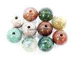 8mm Indian Ag-ate Big Hole Round Beads for Jewelry Making 100Pcs