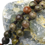 8mm Kambaba Stone Beads Necklace Women, Pendent Necklaces Jewelry