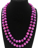 AAA+ 8mm Purple Sugilite Round Beads 36'' Necklace