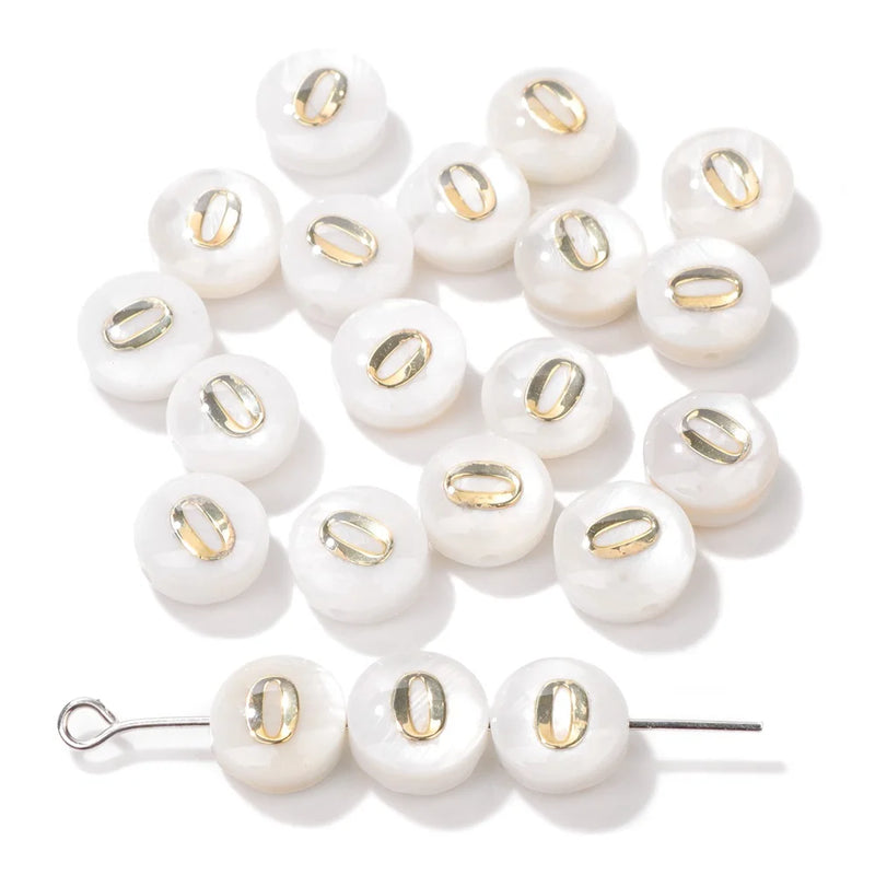 8mm Mother of Pearl Shell Beads for Jewelry Making DIY Bracelet Necklace