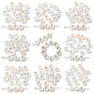 8mm Mother of Pearl Shell Beads for Jewelry Making DIY Bracelet Necklace