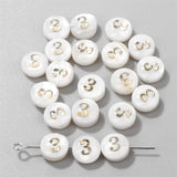 8mm Mother of Pearl Shell Beads for Jewelry Making DIY Bracelet Necklace