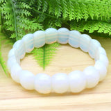 Faceted Elastic Cord Stone Bracelets for Women
