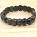 Faceted Elastic Cord Stone Bracelets for Women