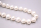 9.5-10mm Freshwater Pearl Beads Chain Necklace Gift