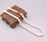 9.5-10mm Freshwater Pearl Beads Chain Necklace Gift
