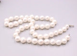 9.5-10mm Freshwater Pearl Beads Chain Necklace Gift