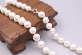 9.5-10mm Freshwater Pearl Beads Chain Necklace Gift