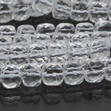Natural A-AA Quartz Cube Beads 8.5-8.8mm