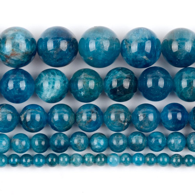 Apatite Stone Round Spacer Beads for DIY Jewelry Making 6/8/10/12mm