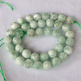 Green Angelite Beads Loose Stone Round Charm Gemstone