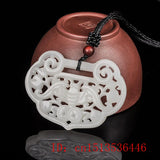 Green Jade Hollow Bat Pendant DIY Necklace Jadeite Jewellery Amulet