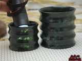 Hand-Carved Bamboo Jade Kettle Pot Magnetic Health Tea Cup