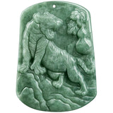 Jadeite Tiger Pendant Jewelry Men's Women's