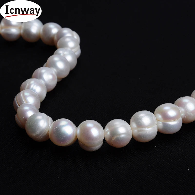 Lavender Freshwater Pearl 9-10mm Necklace Bracelet Earring DIY Kit