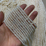 4-4.5mm Natural AA Freshwater Pearl Beads Round Loose for DIY Jewelry