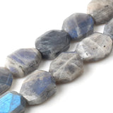 Labradorite Flat Rectangle Beads 10*20mm