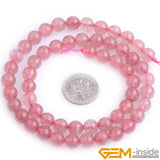 Natural AA Red Strawberry Rock Quartzs Round Beads 4 6 8mm