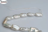 Natural AA Freshwater Pearl 10*14mm for Jewelry Making 15in