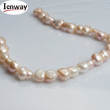 Baroque AA Lavender Pearl 8*12mm 15in DIY Necklace Bracelet