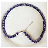AAA+ 8mm Royalblue South Sea Shell Pearl Necklace