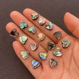 Abalone Heart Shape Loose Beads for DIY Jewelry Making