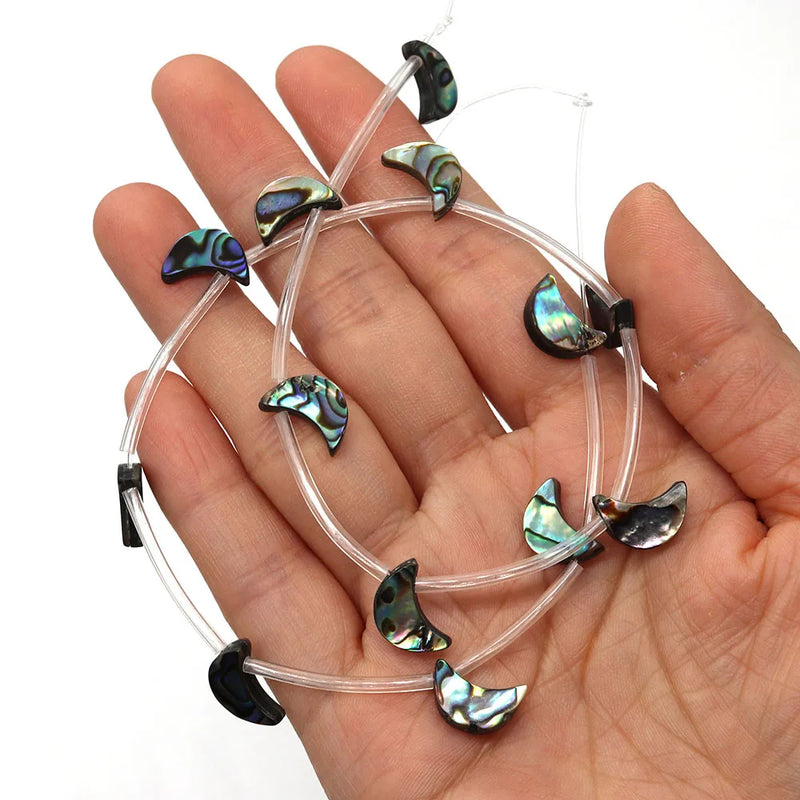 Abalone Moon Stars Seashells Jewelry Pearl Beads for Bracelets