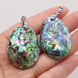 Abalone Mother of Pearl Shell Pendant DIY Jewelry Making