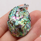 Abalone Mother of Pearl Shell Pendant DIY Jewelry Making