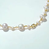 Abalone Pearl Necklace for Men Women Girls Wedding Banquet