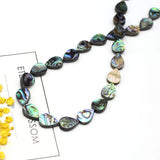 Abalone Shell Beads Drop Shape Mother of Pearl Loose Spacer Beads