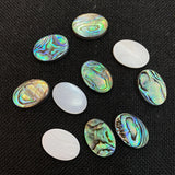 Abalone Shell Beads Oval Flake for DIY Jewelry Making