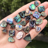 Abalone Shell Beads Round Heart Star Mother Of Pearl Loose Beads