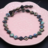 Abalone Shell Beads Square Mother of Pearl Shells Loose Spacer Beads