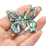 Abalone Shell Butterfly Brooch Pendant for Coat Accessories Jewelry