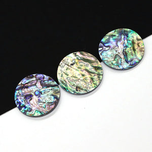 Abalone Shell Circular Ring Surface 40mm Jewelry DIY
