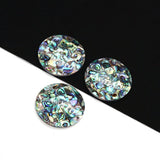 Abalone Shell Disc Pendants for DIY Necklace Jewelry Making