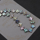 Abalone Shell Flower Beads for DIY Necklace, 7-18mm