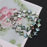 Abalone Shell Flower Beads for DIY Necklace, 7-18mm