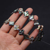 Abalone Shell Flower Beads for DIY Necklace, 7-18mm