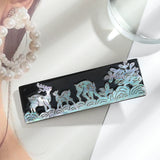 Abalone Shell Hair Clip Deer Pattern Hair Accessories for Women