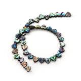 Abalone Shell Heart Beads 10mm DIY Jewelry Making