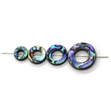 Abalone Shell Circle Beads for DIY Jewelry