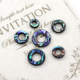 Abalone Shell Circle Beads for DIY Jewelry